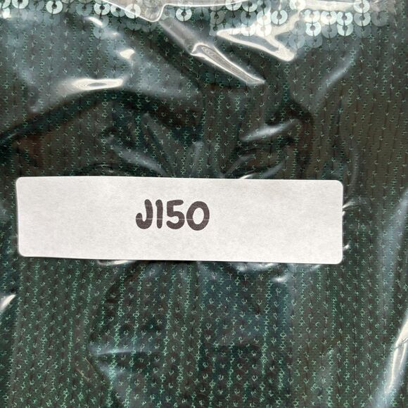 H&M Women Skirt Midi Sequins High Slit Sexy Formal Stretch Green Size 2 J150 - Picture 12 of 12